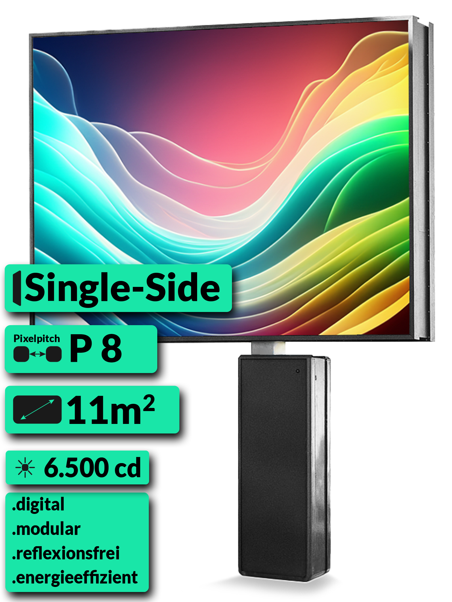 SMART Outdoor SMD-LED RoadSideScreen 11qm